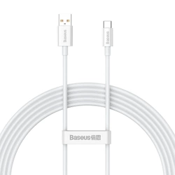 [PO ZWROCIE] Baseus Superior Series kabel do szybkiego ładowania USB-A - USB-C 100W 480Mb/s 2m biały