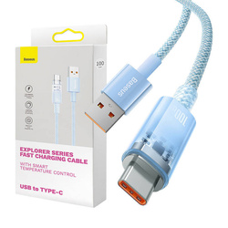 Kabel szybkiego ładowania Baseus USB do USB-C 6A,1m (Niebieski)