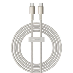 Kabel Baseus Tungsten Gold USB-C / USB-C 100W 2m - złoty