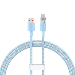 Kabel szybkiego ładowania Baseus USB do USB-C 6A,1m (Niebieski)