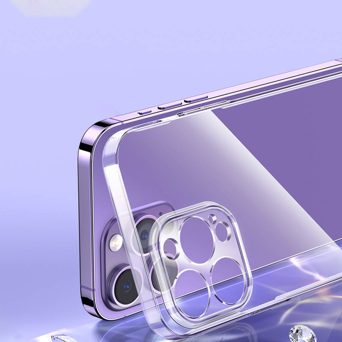 Etui Baseus Crystal Case etui do iPhone 14 Pro cienki pokrowiec + szkło przezroczyste Case