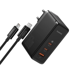 Ładowarka sieciowa Baseus GaN5 Pro 2 x USB-C + USB, 160W (czarna)