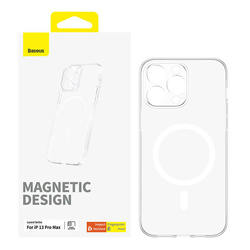 Etui Magnetyczne Etui na telefon iPhone 13 PRO MAX Baseus OS-Lucent Series (Przezroczysty) Case