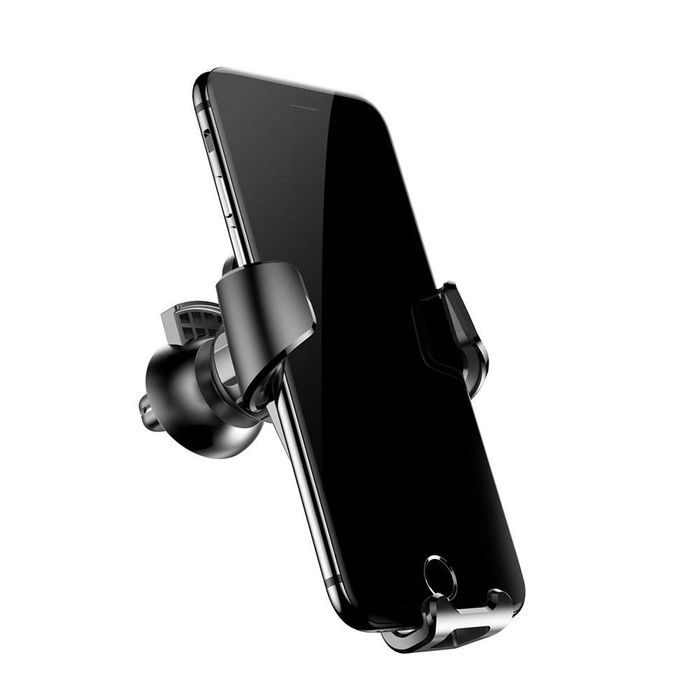 [PO ZWROCIE] Baseus Gravity Car Mount grawitacyjny uchwyt samochodowy na kratkę wentylacyjną nawiew na telefon 4-6" czarny (SUYL-01)