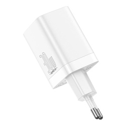 Baseus Super Si Pro szybka ładowarka USB / USB Typ C 30W Power Delivery Quick Charge biały (CCSUPP-E02)