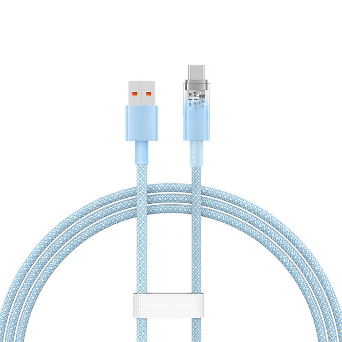 Kabel szybkiego ładowania Baseus USB do USB-C 6A,1m (Niebieski)