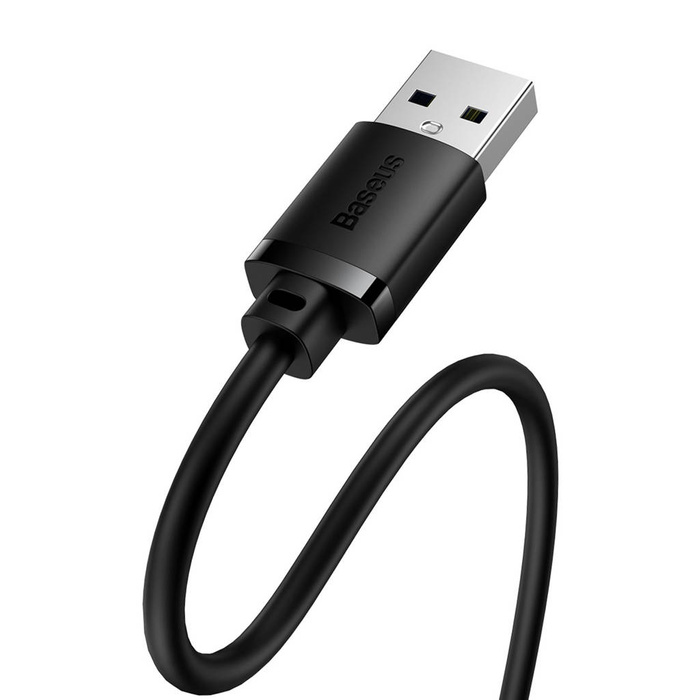 Przedłużacz kabel USB 2.0 0.5m Baseus AirJoy Series - czarny