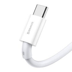 Baseus Superior kabel USB - USB Typ C 66 W 6A 2 m Biały (CATYS-A02)