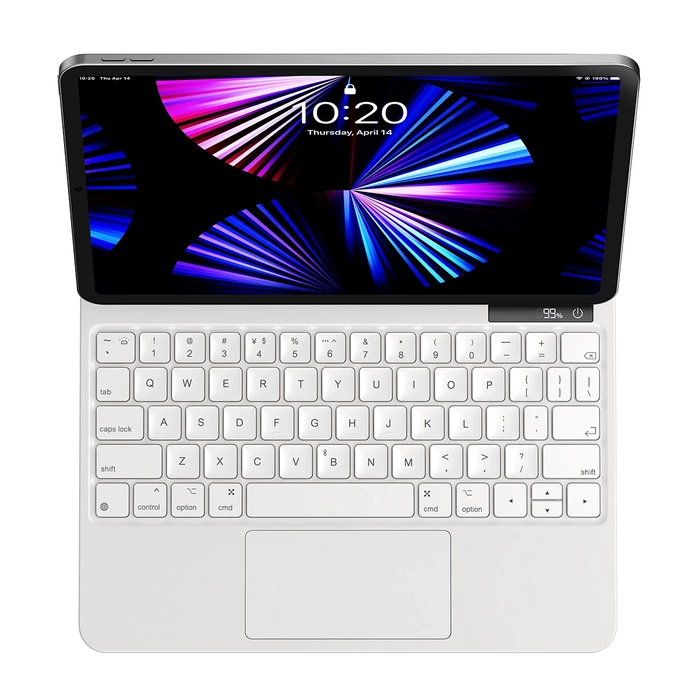 [PO ZWROCIE] Etui magnetyczne z klawiaturą do iPad Pro 12.9'' Baseus Brilliance - białe