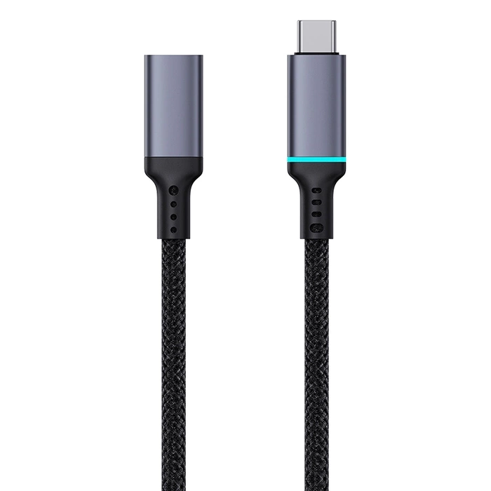 Kabel Baseus B0063370C111-00 USB-C - USB-C 4K 60Hz 100W 5A 10Gb/s 0,5m - czarny