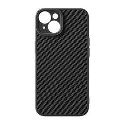 Etui Baseus Synthetic Fiber iPhone 15 + szkło hartowane