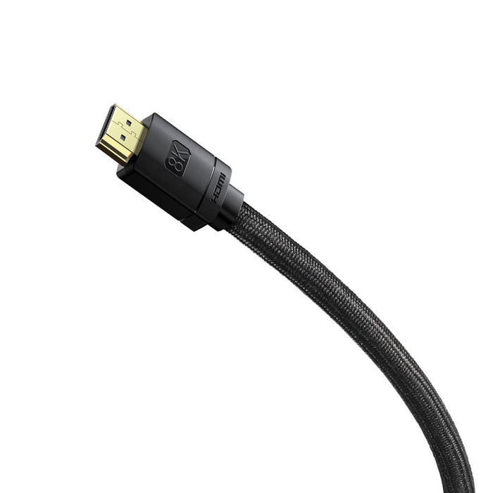 Baseus High Definition Series kabel HDMI 2.1 8K 60Hz 0,5m czarny (WKGQ040001)