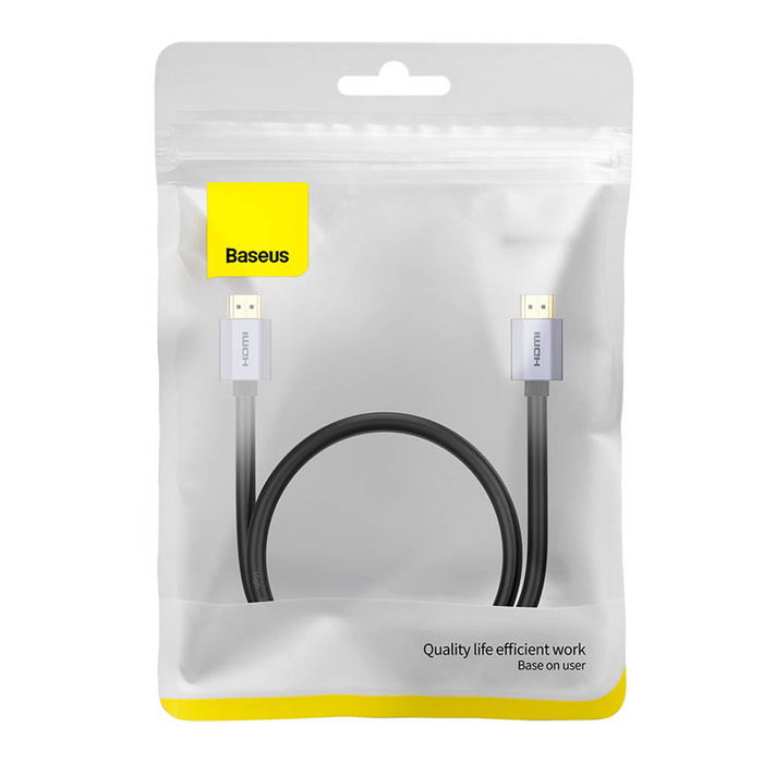 Baseus High Definition Series kabel HDMI 2.0 4K 60Hz 1m czarny (WKGQ020001)