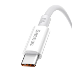 [PO ZWROCIE] Baseus Superior Series kabel do szybkiego ładowania USB-A - USB-C 100W 480Mb/s 2m biały