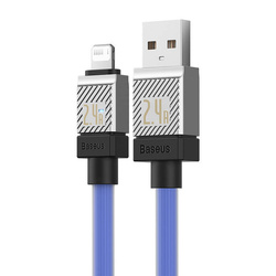 Kabel szybko ładujący Baseus USB-A do Lightning CoolPlay Series 2m, 2.4A (niebieski)