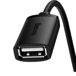 Przedłużacz kabel USB 2.0 0.5m Baseus AirJoy Series - czarny