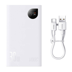 Powerbank Baseus Adaman 2, 20000mAh, 30W, (biały)