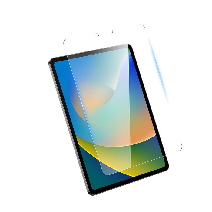 Szkło hartowane Baseus Crystal do iPad 10.2'' (2019 / 2020 / 2021) / iPad Air 3 10.5'' + zestaw montażowy - przezroczyste