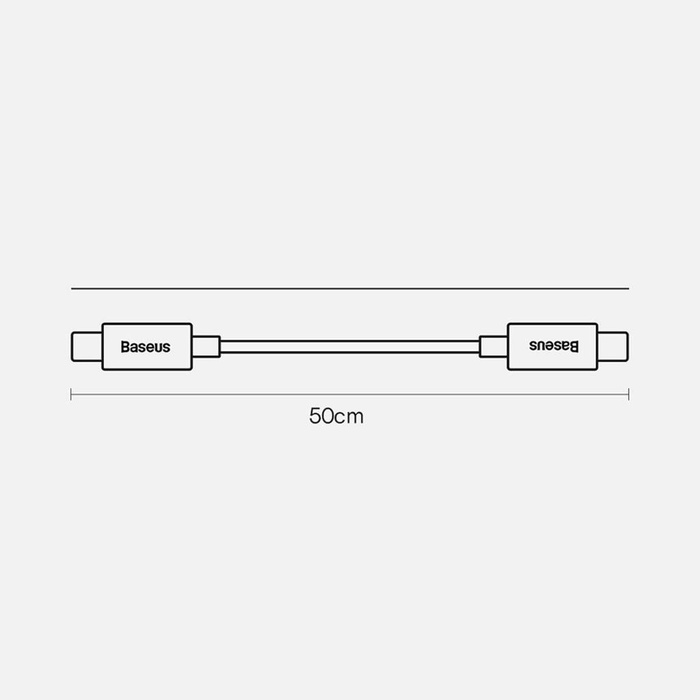 Baseus Magnetic Bracket powerbank z bezprzewodowym ładowaniem MagSafe 10000mAh 20W Overseas Edition niebieski (PPCX000203) + kabel USB Typ C Baseus Xiaobai Series 60W 0,5m