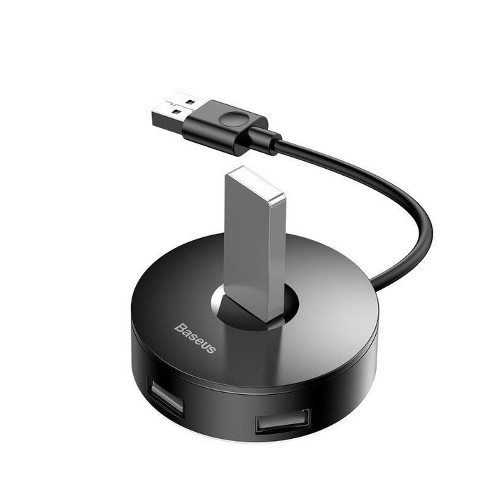 Hub BASEUS 4w1 USB-A Do USB-A 3.0 3X USB-A 2.0 15cm Czarny