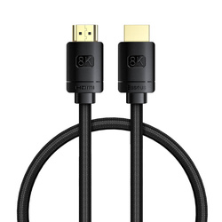 Baseus High Definition Series kabel HDMI 2.1 8K 60Hz 0,5m czarny (WKGQ040001)