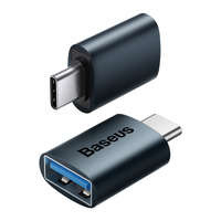 ADAPTER OTG USB Baseus Ingenuity Series przejściówka adapter z USB Typ C do USB-A 3.2 gen 1 niebieski (ZJJQ000003)